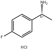 (R)-1-(4-Fluorophenyl)ethylamine hydrochloride 化学構造式
