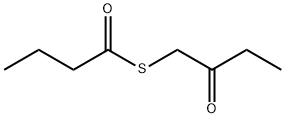 Butyric acid, thio-, S-ester with 1-mercapto-2-butanone Structure