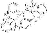 双[Α,Α-双(三氟甲基)苯甲醇合]二苯硫, 32133-82-7, 结构式