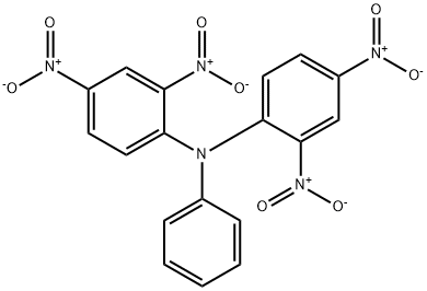 Benzenamine, N-(2,4-dinitrophenyl)-2,4-dinitro-N-phenyl- Structure