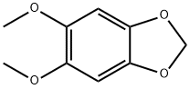 5,6-ジメトキシ-1,3-ベンゾジオキソール 化学構造式