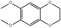 6,7-ジメトキシ-1,4-ベンゾジオキサン 化学構造式