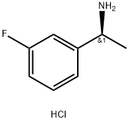 (S)-1-(3-氟苯基)乙胺盐酸盐, 321429-48-5, 结构式