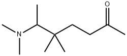 6-(Dimethylamino)-5,5-dimethyl-2-heptanone,3215-86-9,结构式