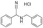 alpha-(Benzylamino)phenylacetonitrile hydrochloride Struktur