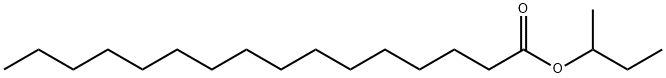 Hexadecanoic acid, 1-Methylpropyl ester 结构式