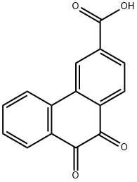 9,10-Dioxo-9,10-dihydrophenanthrene-3-carboxylic acid Structure