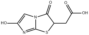 Imidazo[2,1-b]thiazole-2-acetic acid, 2,3-dihydro-6-hydroxy-3-oxo- (9CI) Structure