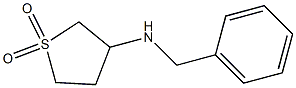 N-ベンジルテトラヒドロチオフェン-3-アミン1,1-ジオキシド 化学構造式