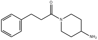 1-(3-phenylpropanoyl)piperidin-4-amine Struktur