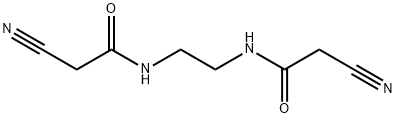 N,N'-エチレンビス(2-シアノアセトアミド) 化学構造式