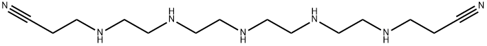 4,7,10,13,16-ペンタアザノナデカンジニトリル 化学構造式