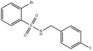 2-Bromo-N-(4-fluoroBenzyl)Benzenesulphonamide