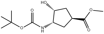(1S,2R,4S)-N-BOC-1-아미노-2-하이드록시사이클로펜탄-4-카르복실산메틸에스테르