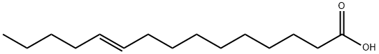 10TR-PENTADECENOIC ACID Structure