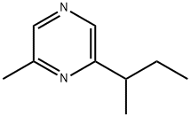 2-Methyl-6-sec-butylpyrazine 结构式