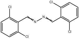 2,6-Dichlorobenzaldehyde N-(2,6-dichlorobenzylidene)hydrazone Structure