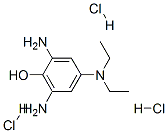 2,6-diamino-4-(diethylamino)phenol trihydrochloride|