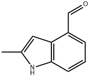 1H-Indole-4-carboxaldehyde, 2-methyl- (9CI) Structure