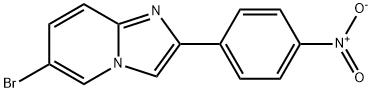 6-Bromo-2-(4-nitro-phenyl)-imidazo[1,2-a]pyridine Struktur