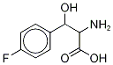 2-氨基-3-(4-氟苯基)-3-羟基丙酸,322-03-2,结构式
