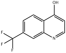 7-(トリフルオロメチル)キノリン-4-オール 化学構造式