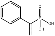 (1 - 苯基乙烯基)膦酸 结构式