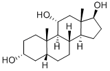 5B-Androstane-3ALPHA,11ALPHA,17B-triol 结构式