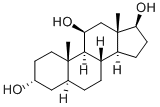 5ALPHA-Androstane-3ALPHA,11B,17B-triol Struktur