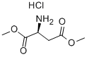 Dimethyl L-aspartate hydrochloride Structure