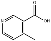4-メチルニコチン酸 化学構造式