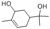 rac-α,α,4-トリメチル-5β*-ヒドロキシ-3-シクロヘキセン-1α*-メタノール 化学構造式