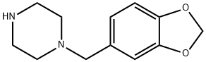 1-Piperonylpiperazine Struktur