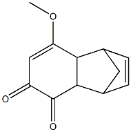 1,4-Methanonaphthalene-5,6-dione, 1,4,4a,8a-tetrahydro-8-methoxy-, endo- (8CI) Structure