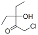 2-Pentanone,  1-chloro-3-ethyl-3-hydroxy- Structure