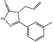 4-ALLYL-5-(3-METHYLPHENYL)-4H-1,2,4-TRIAZOLE-3-THIOL Structure