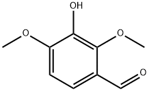 3-hydroxy-2,4-dimethoxybenzaldehyde Struktur
