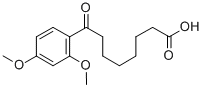 8-(2,4-DIMETHOXYPHENYL)-8-OXOOCTANOIC ACID Structure