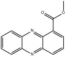 1-吩嗪羧酸甲酯 结构式