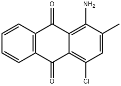 1-アミノ-4-クロロ-2-メチル-9,10-アントラセンジオン 化学構造式