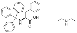Trityl-L-Phenylalanine diethylammonium salt Struktur