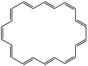 Cyclodocosane-1,3,5,7,9,11,13,15,17,19,21-undecene Struktur