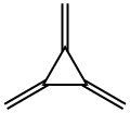 1,2,3-Trismethylenecyclopropane Struktur