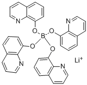 四(8-羟基喹啉)硼锂,322727-85-5,结构式