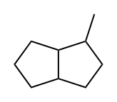 オクタヒドロ-1-メチルペンタレン 化学構造式