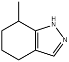 7-Methyl-4,5,6,7-tetrahydro-1H-indazole Struktur
