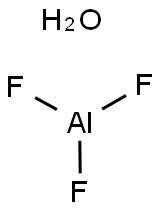 アルミニウムフルオリド水和物 化学構造式