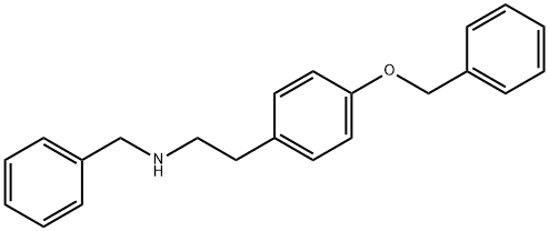 N-苄基-2-(苄氧苯基)乙胺(HCL) 结构式