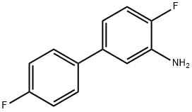 4,4'-二氟-[1,1'-联苯]-3-胺,323-93-3,结构式