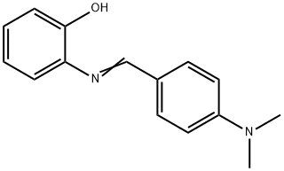 2-[(4-DIMETHYLAMINO-BENZYLIDENE)-AMINO]-PHENOL 结构式